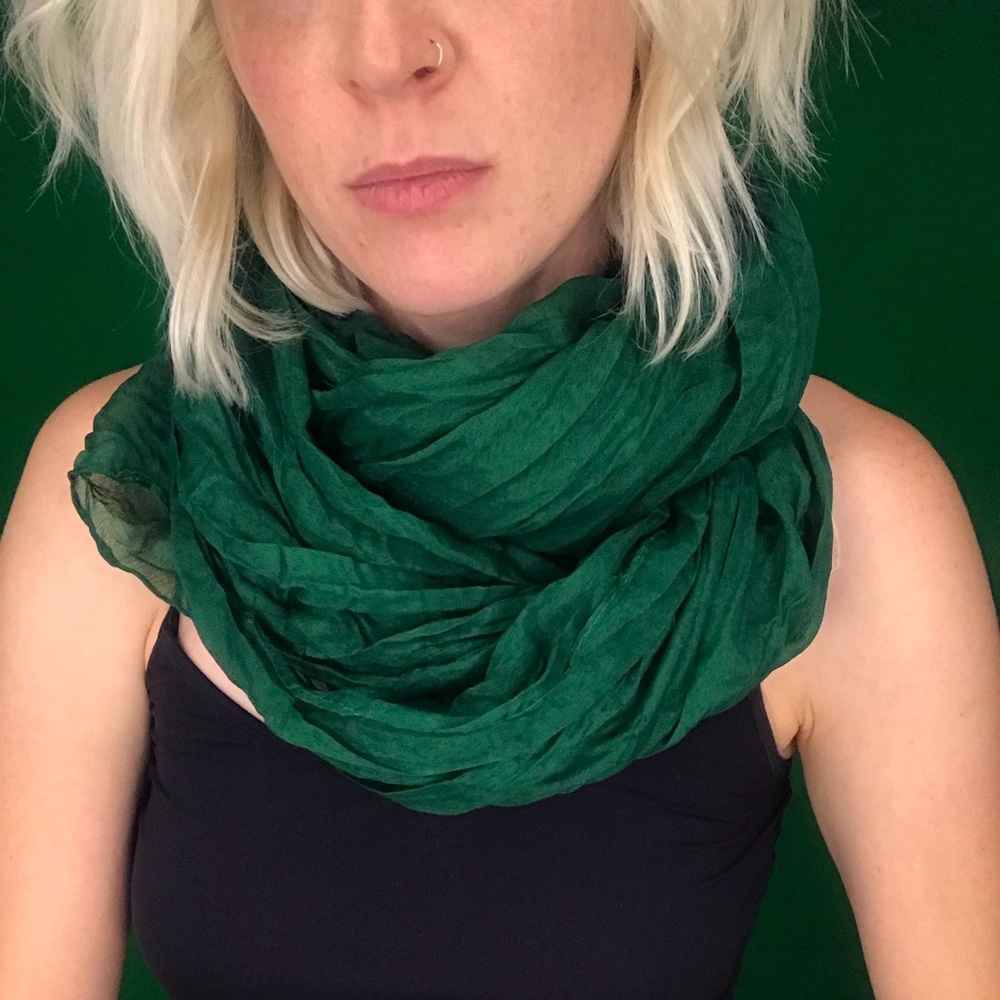 Light crepe scarf(multiple colors)